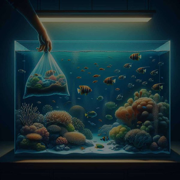 What's the Best Way to Introduce a New Fish to a Reef Aquarium Without Causing Disruption?